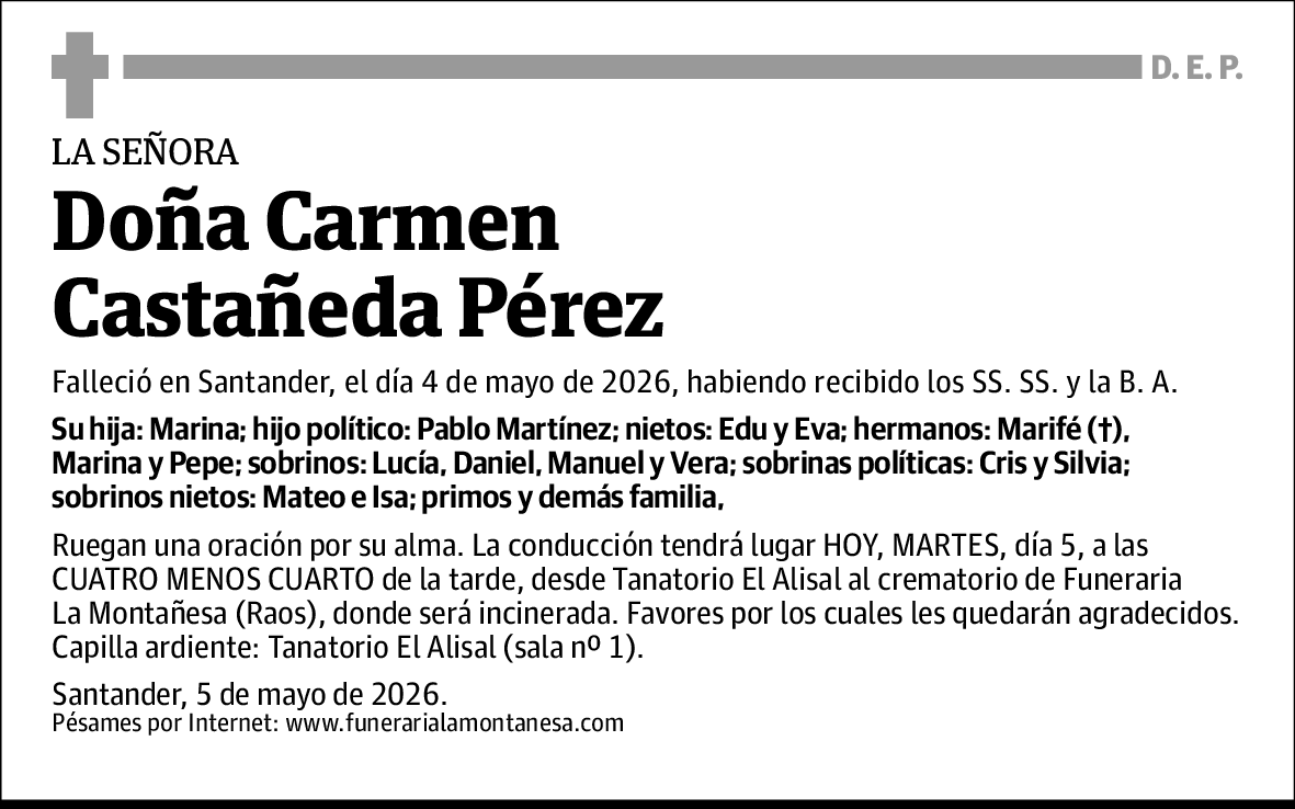 Carmen Castañeda Pérez