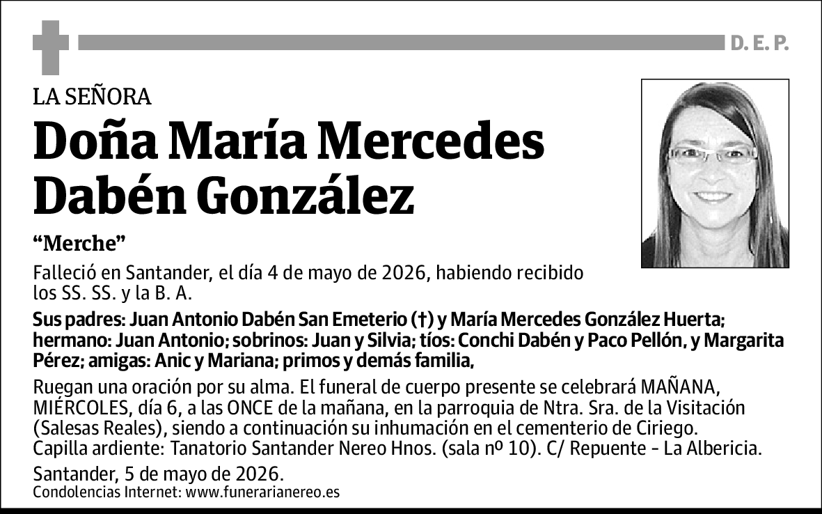 María Mercedes Dabén González
