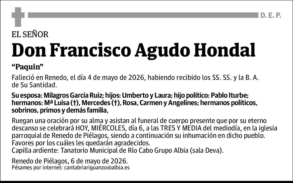Francisco Agudo Hondal