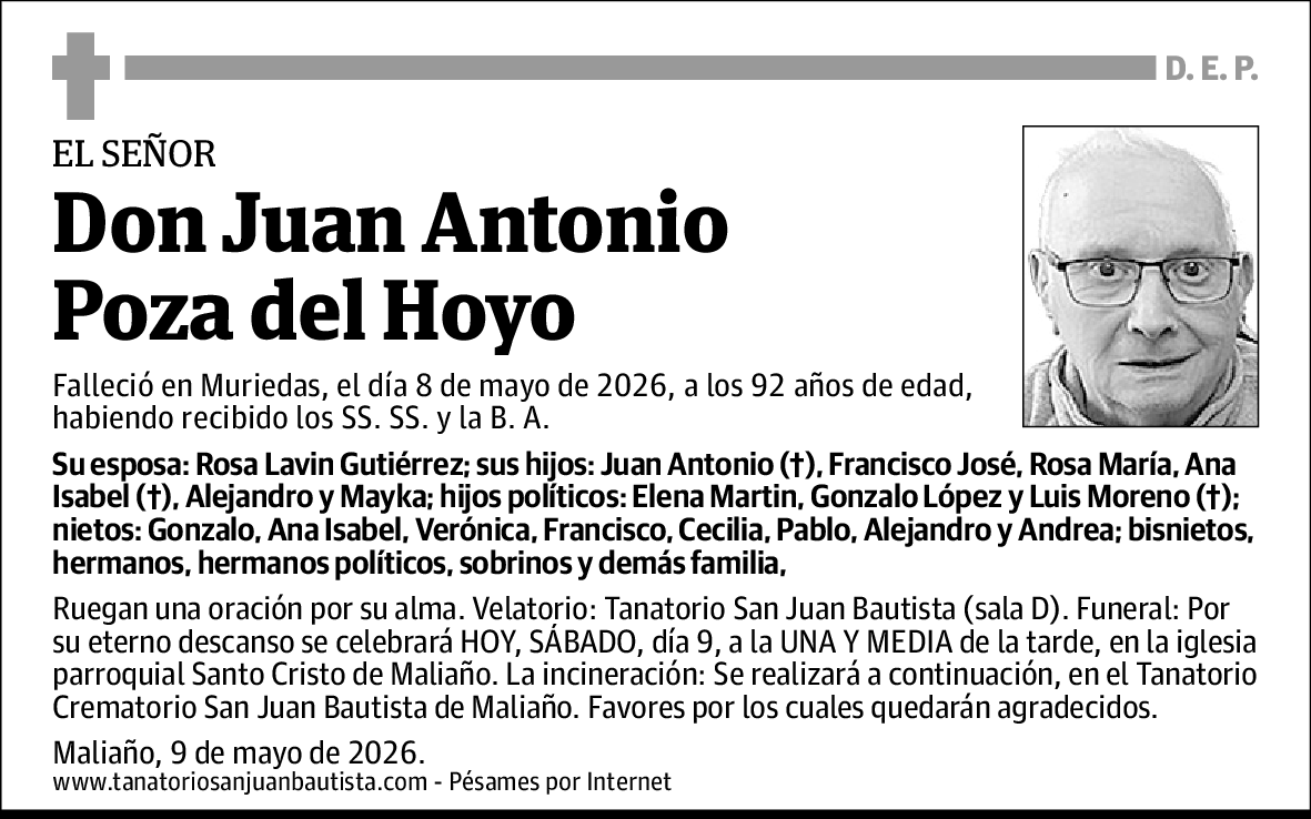 Juan Antonio Poza del Hoyo