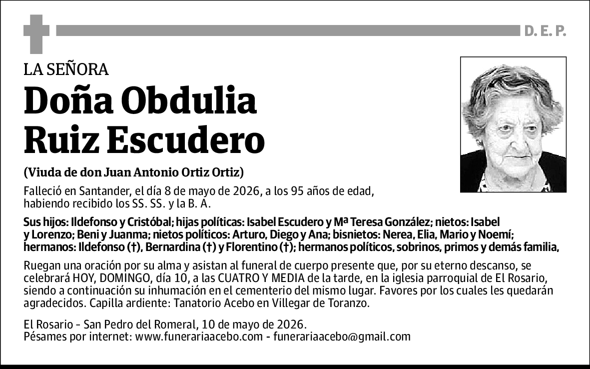 Obdulia Ruiz Escudero