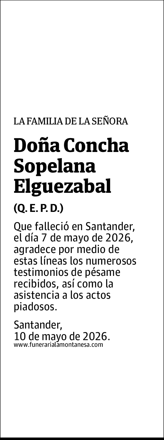 María Concepción Sopelana Elguezabal