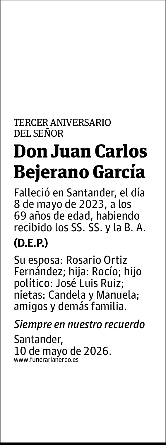 Juan Carlos Bejerano García