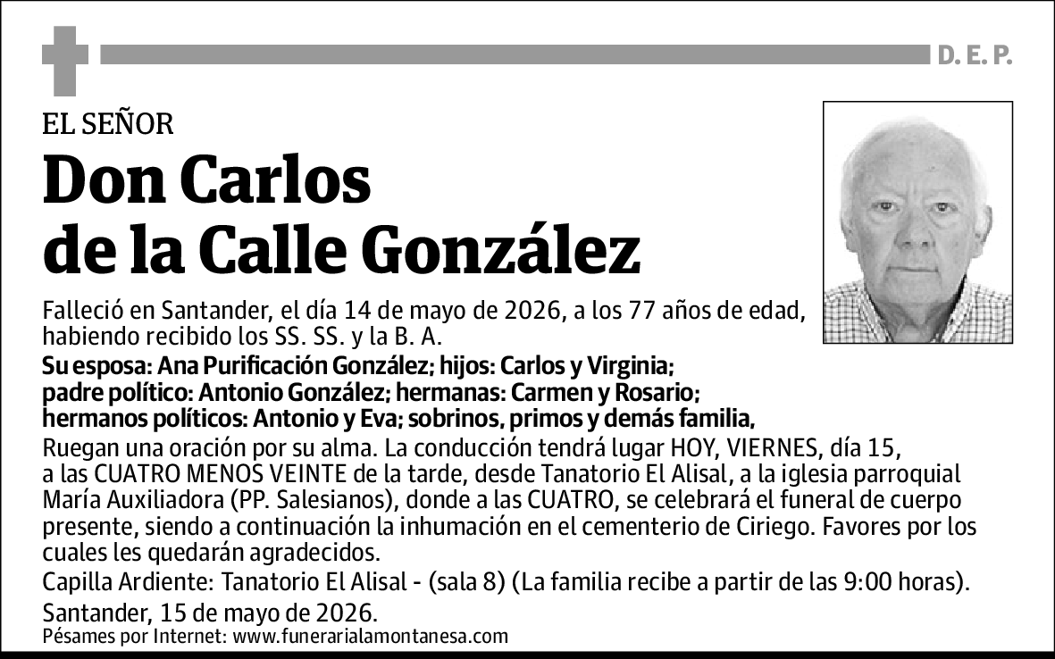 Carlos de la Calle González