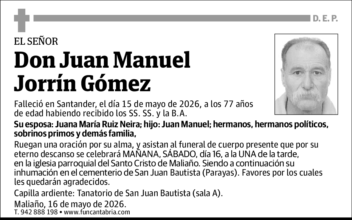Juan Manuel Jorrín Gómez