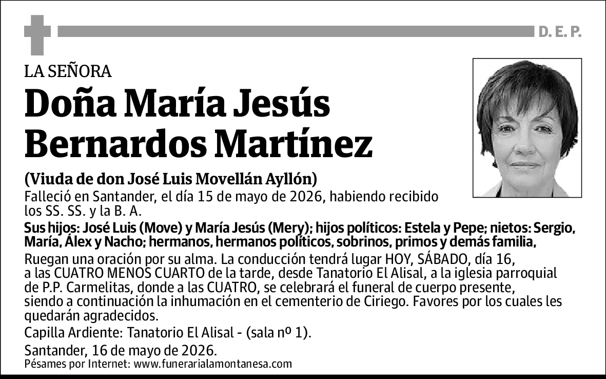 María Jesús Bernardos Martínez