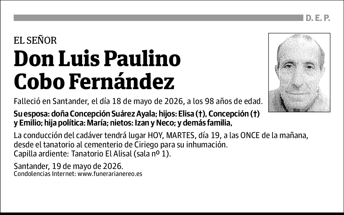 Luis Paulino Cobo Fernández