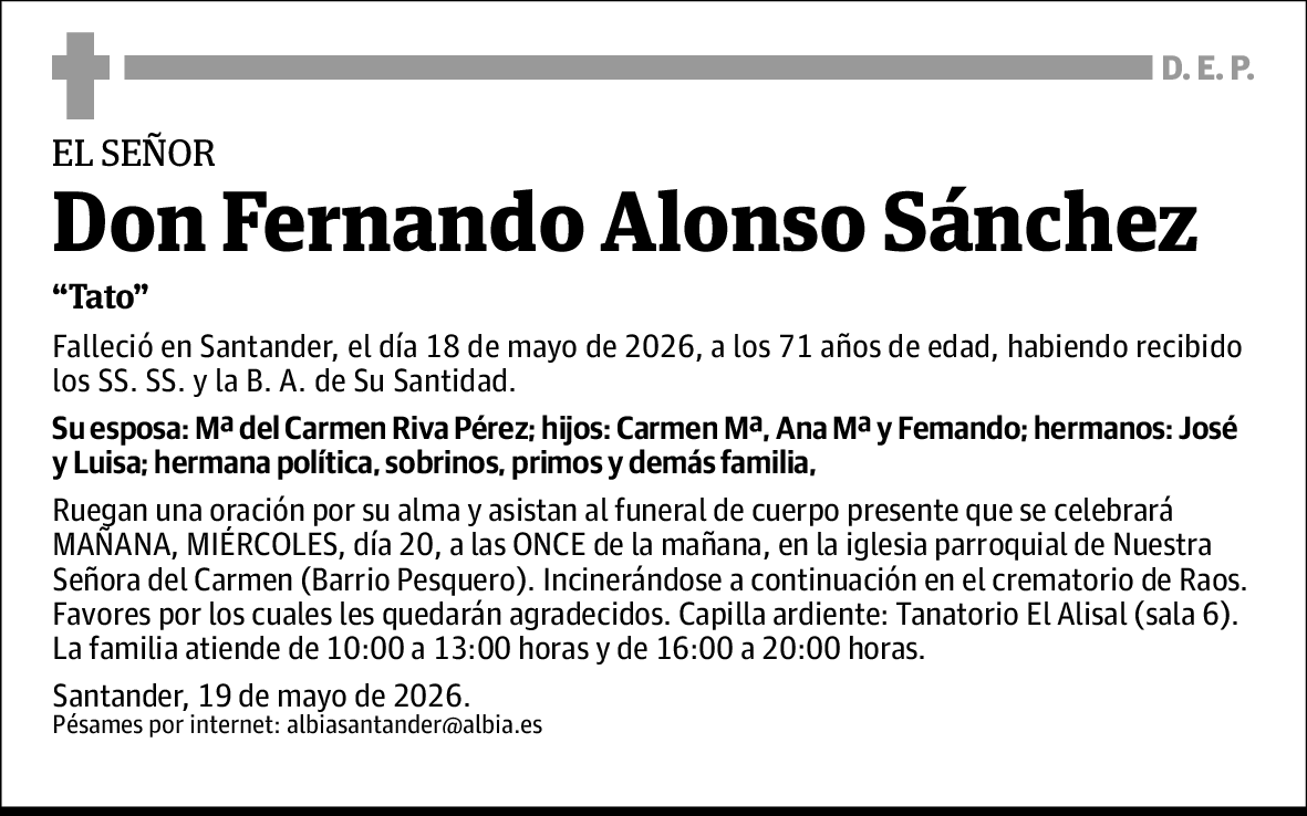 Fernando Alonso Sánchez