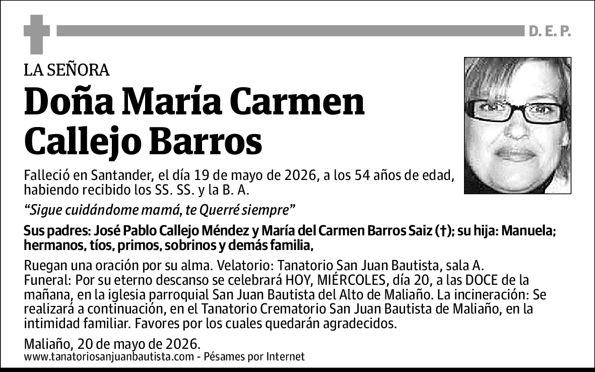 María Carmen Callejo Barro