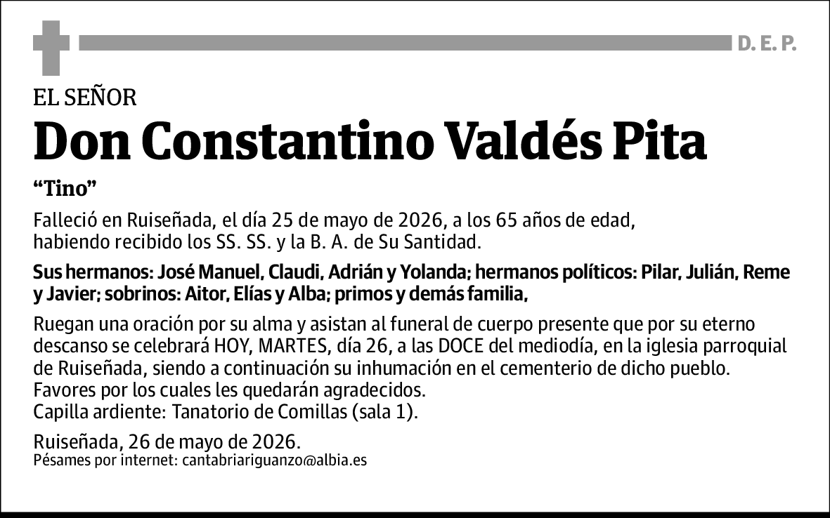 Constantino Valdés Pita