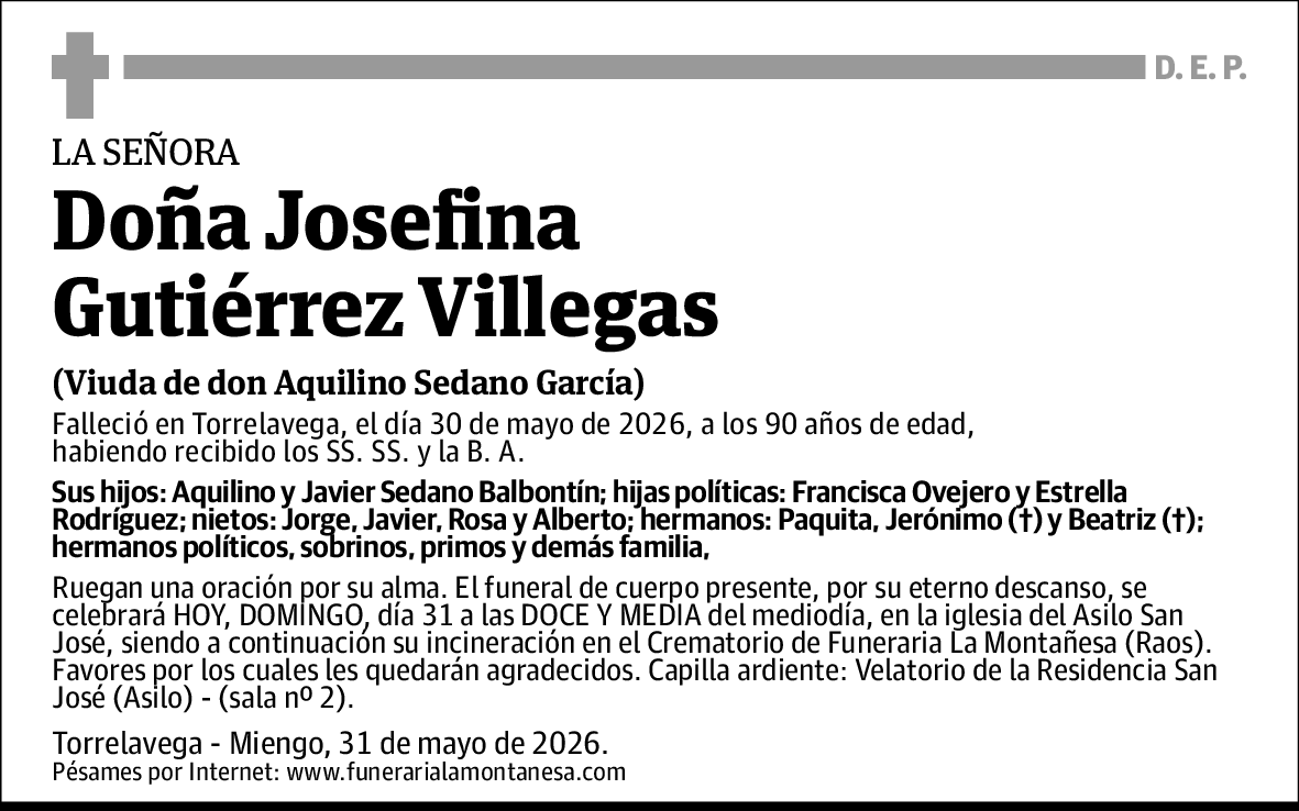 Josefina Gutiérrez Villegas