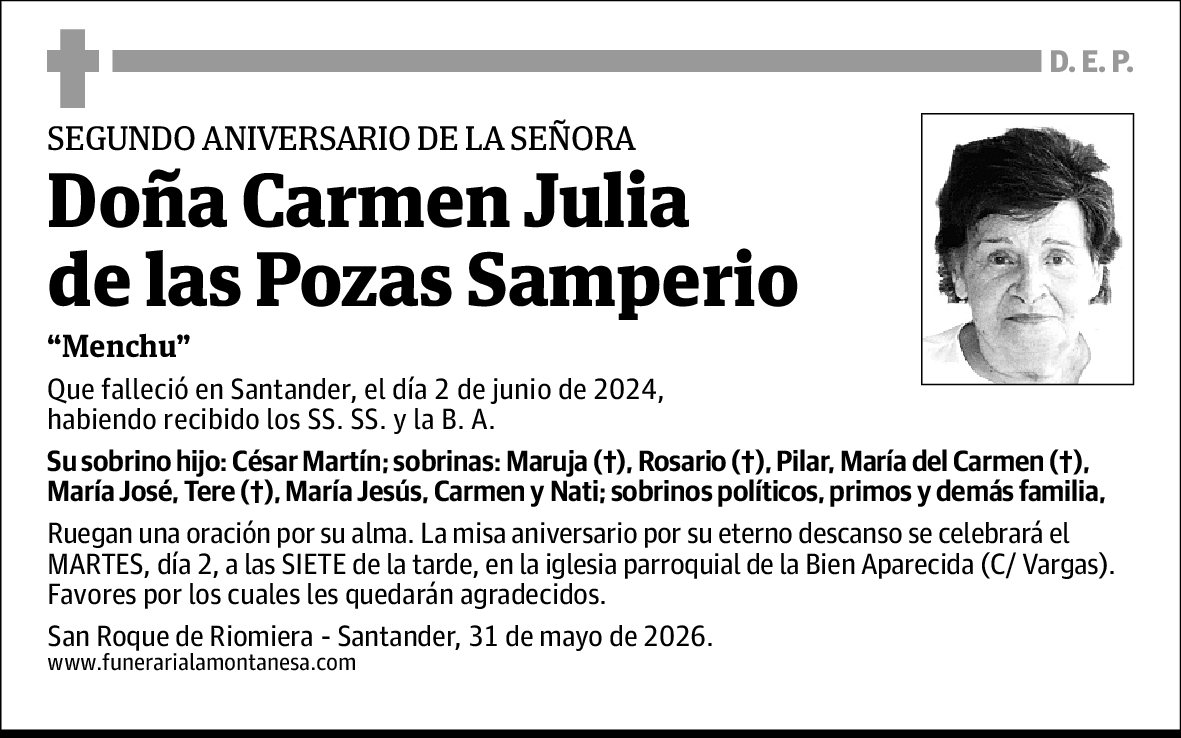 Carmen de las Pozas Samperio