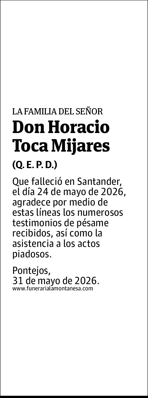 Horacio Toca Mijares