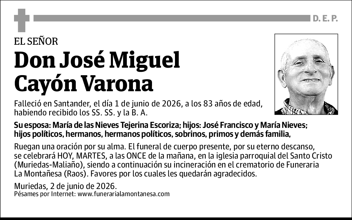Jose Miguel Cayon Varona