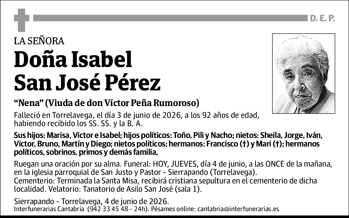 Isabel San Jose Perez