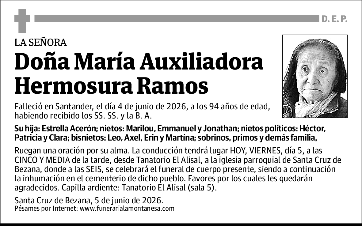 Maria Auxiliadora Hermosura Ramos