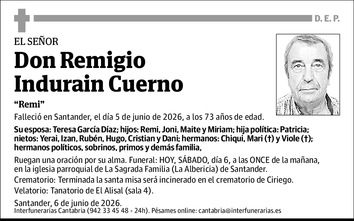 Remigio Indurain Cuerno