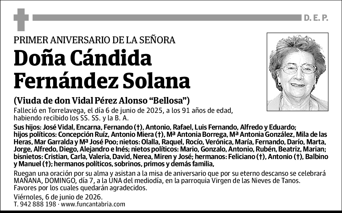 Cándida Fernández Solana