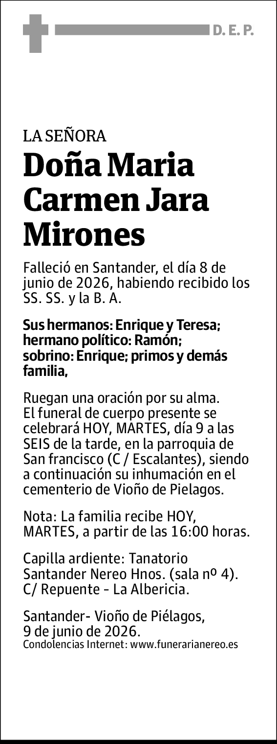 Maria Carmen Jara Mirones