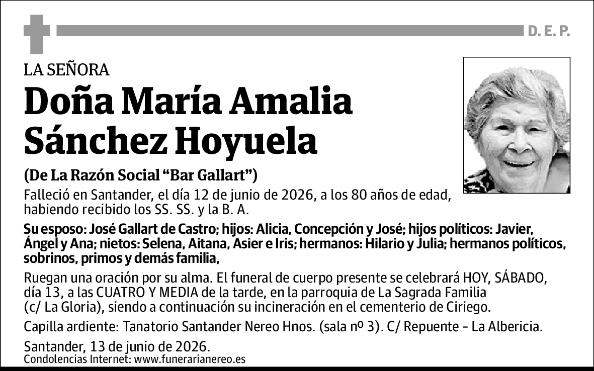 María Amalia Sánchez Hoyuela
