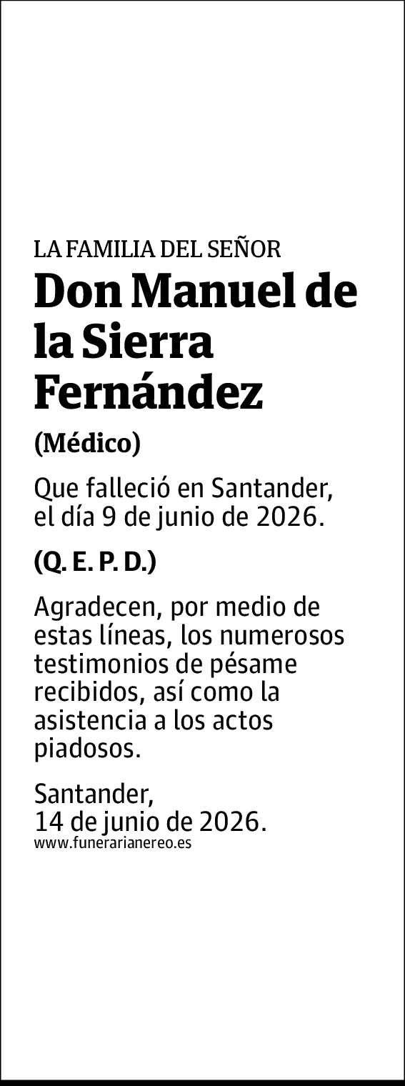 Manuel de la Sierra Fernandez