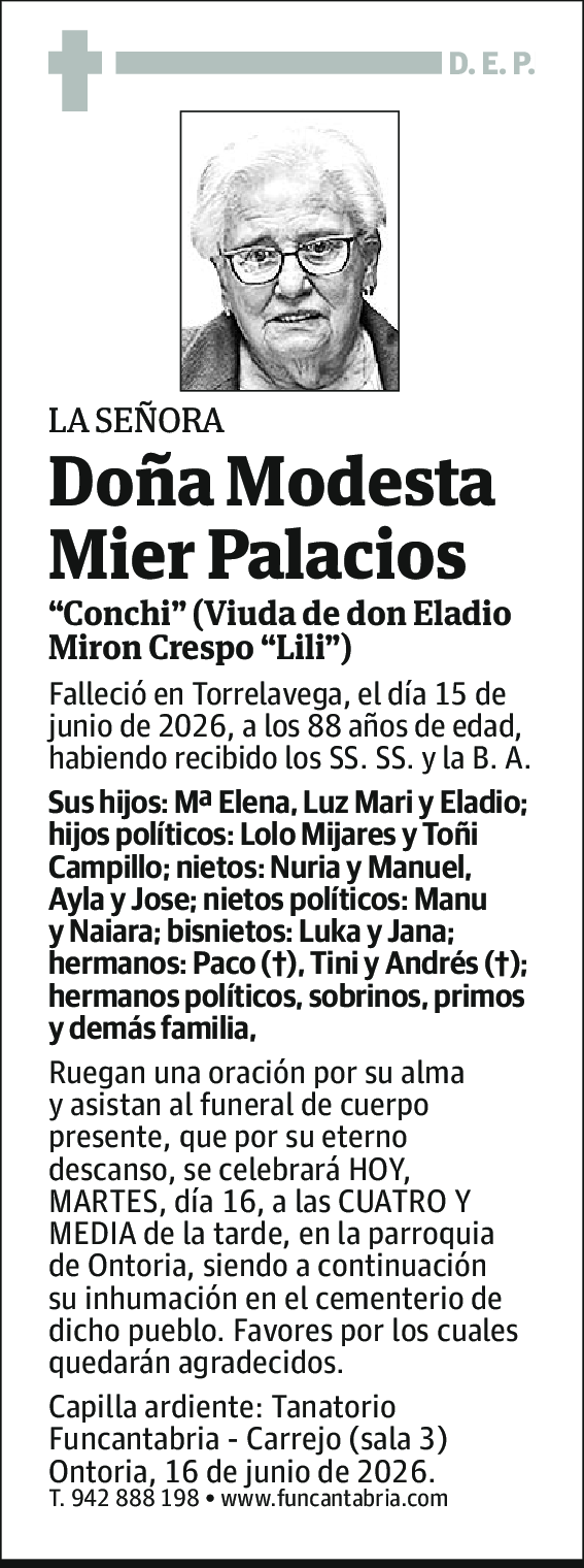 Modesta Mier Palacios