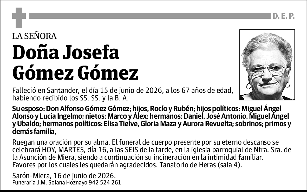 Josefa Gomez Gomez