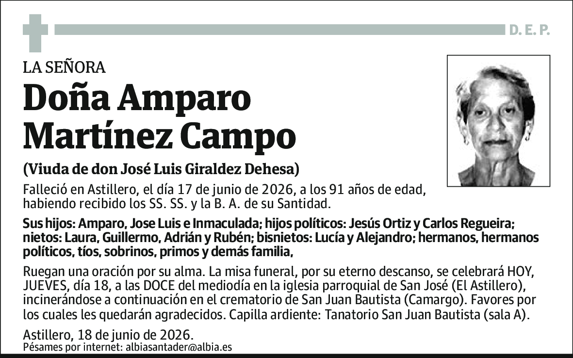 Amparo Martínez Campo
