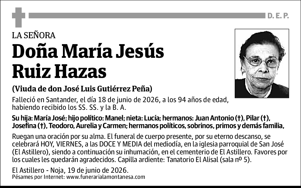 Maria Jesus Ruiz Hazas