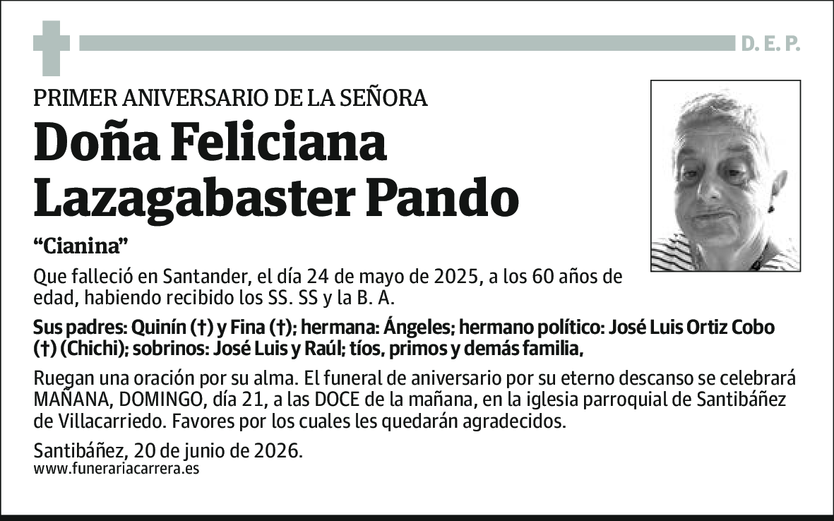Pando Lazagabaster Feliciana