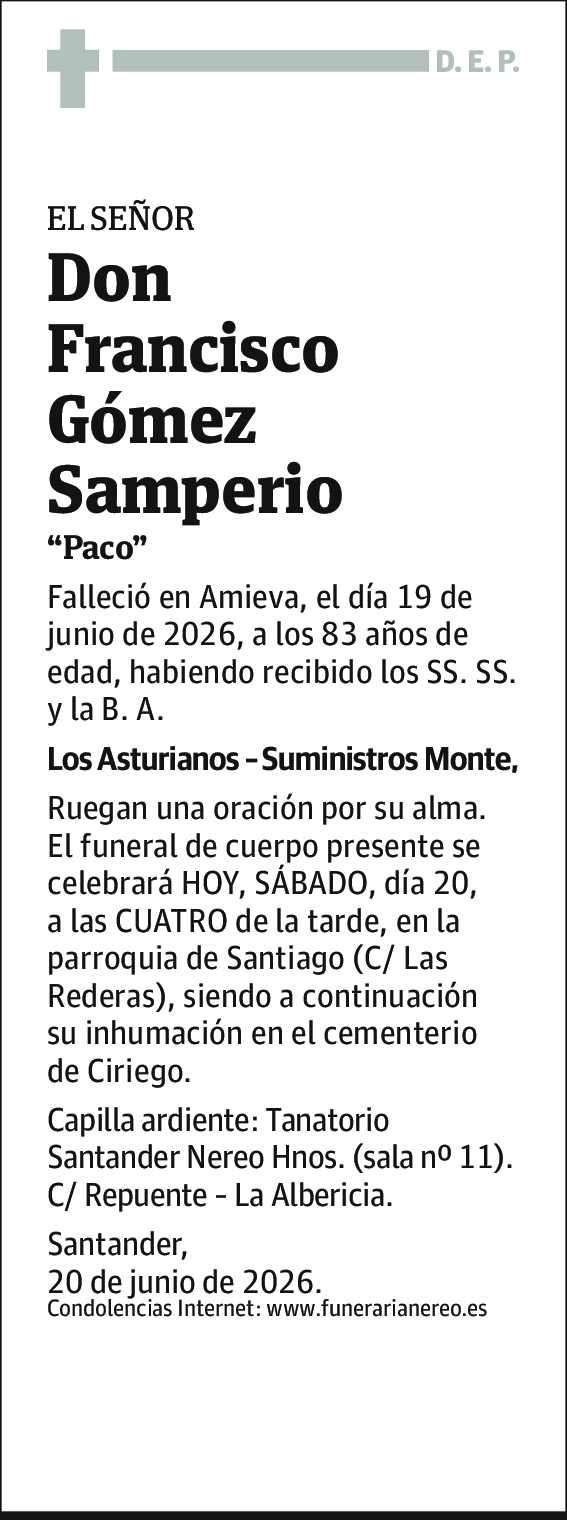 Francisco Gomez Samperio