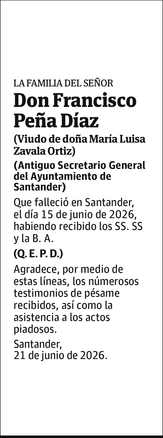 Francisco Peña Diaz