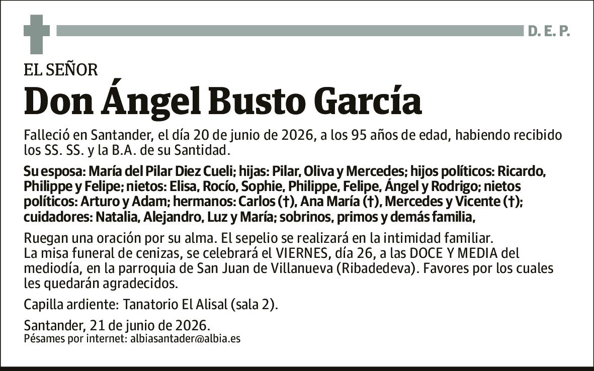 Don Ángel Busto García