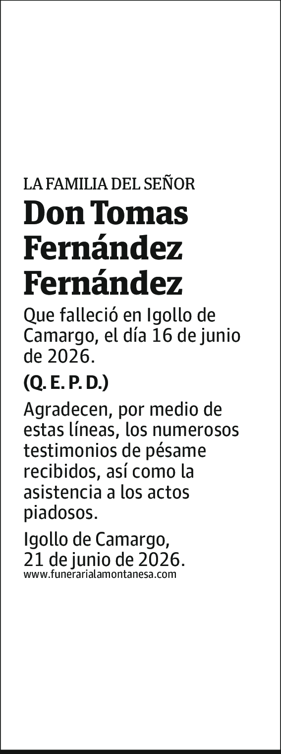 Tomas Fernández Fernández