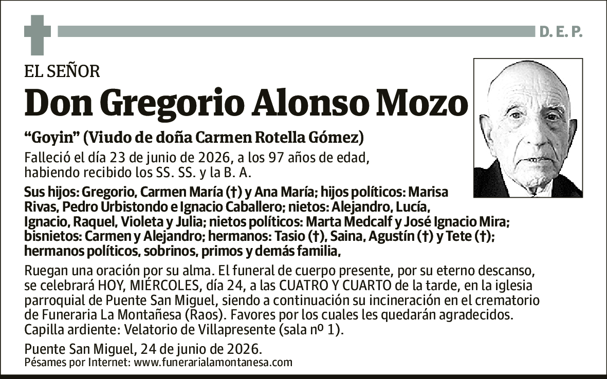 Gregorio Alonso Mozo