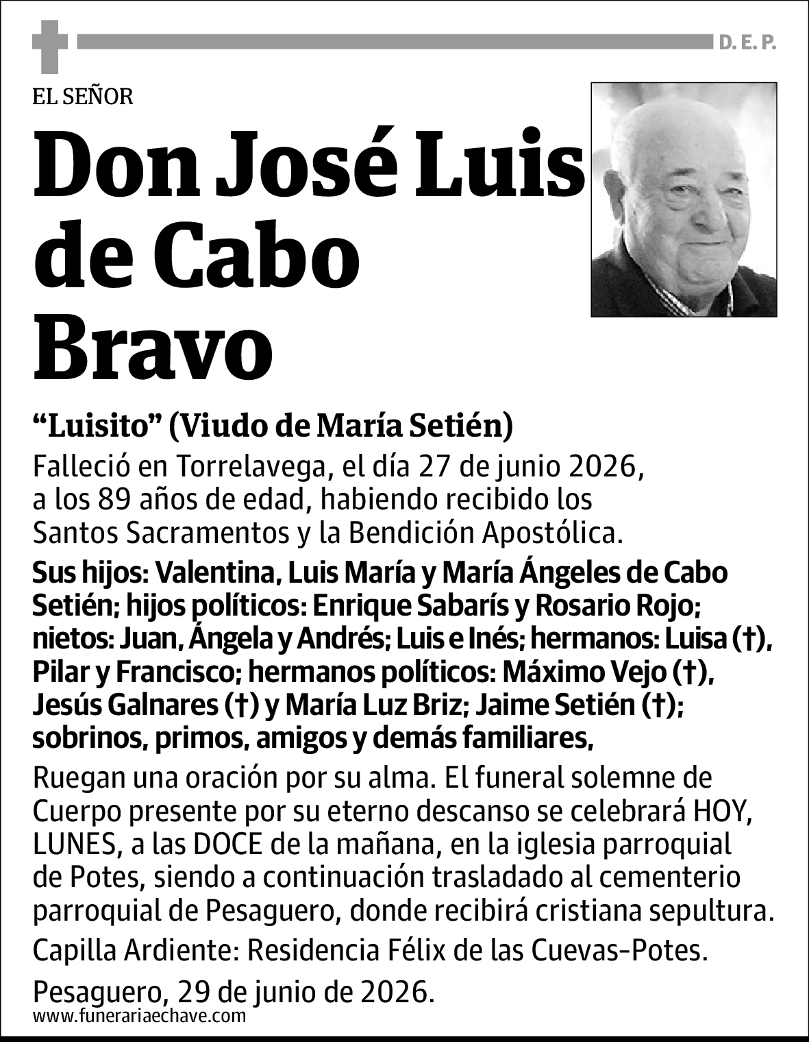 José Luis de Cabo Bravo