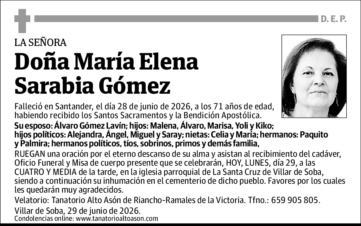 María Elena Sarabia Gómez