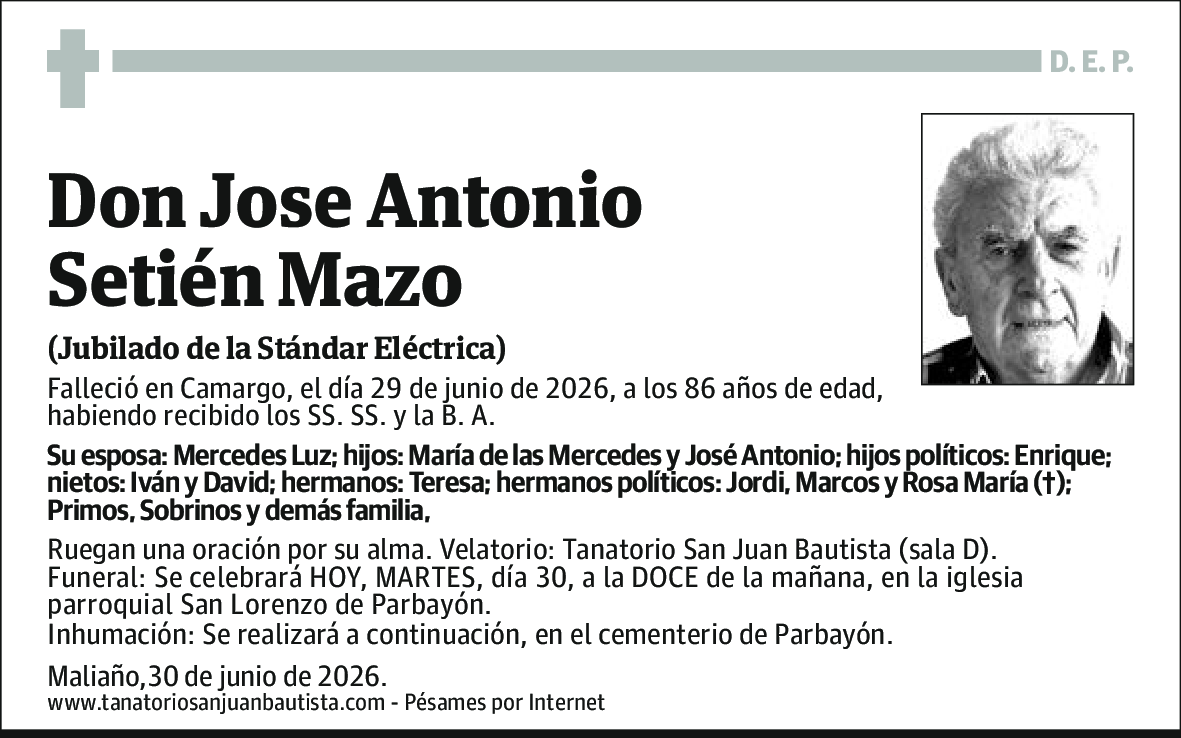 Jose Antonio Setién Mazo