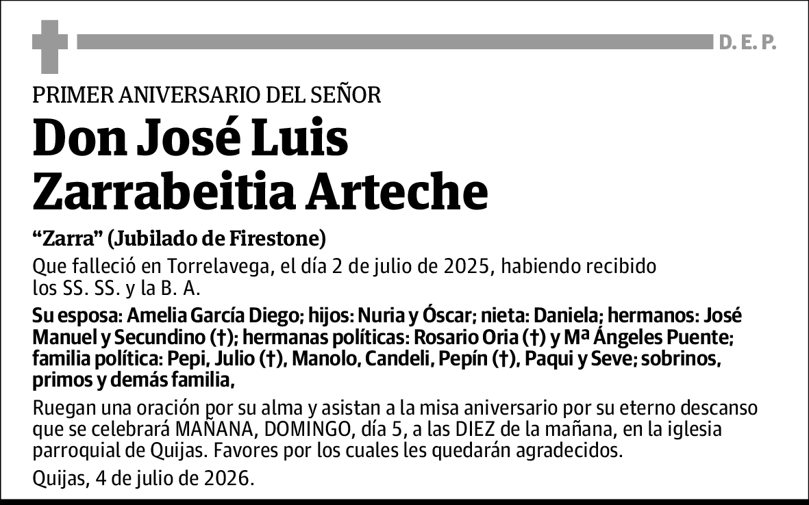 Jose Luis Zarrabeitia Arteche