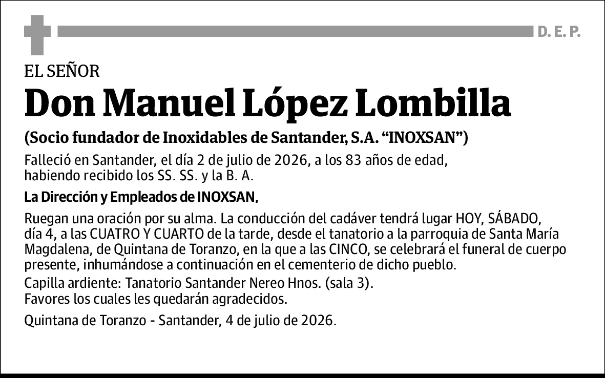 Manuel Lopez Lombilla