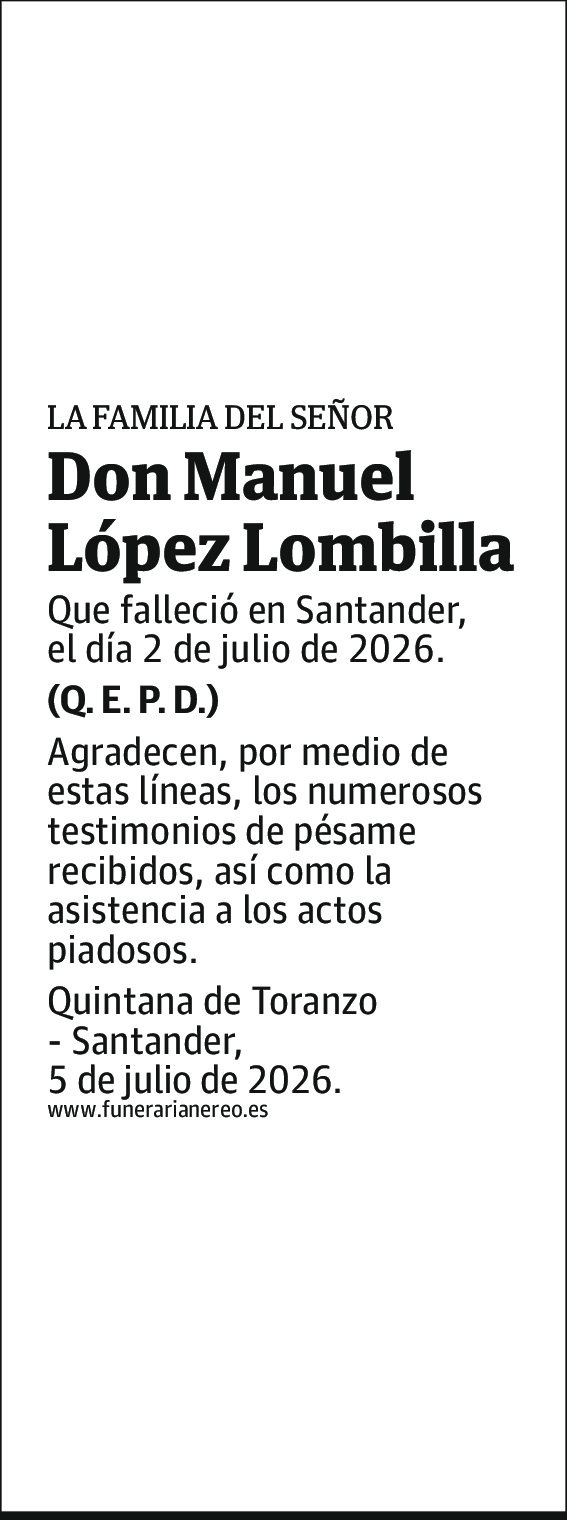 Manuel López Lombilla