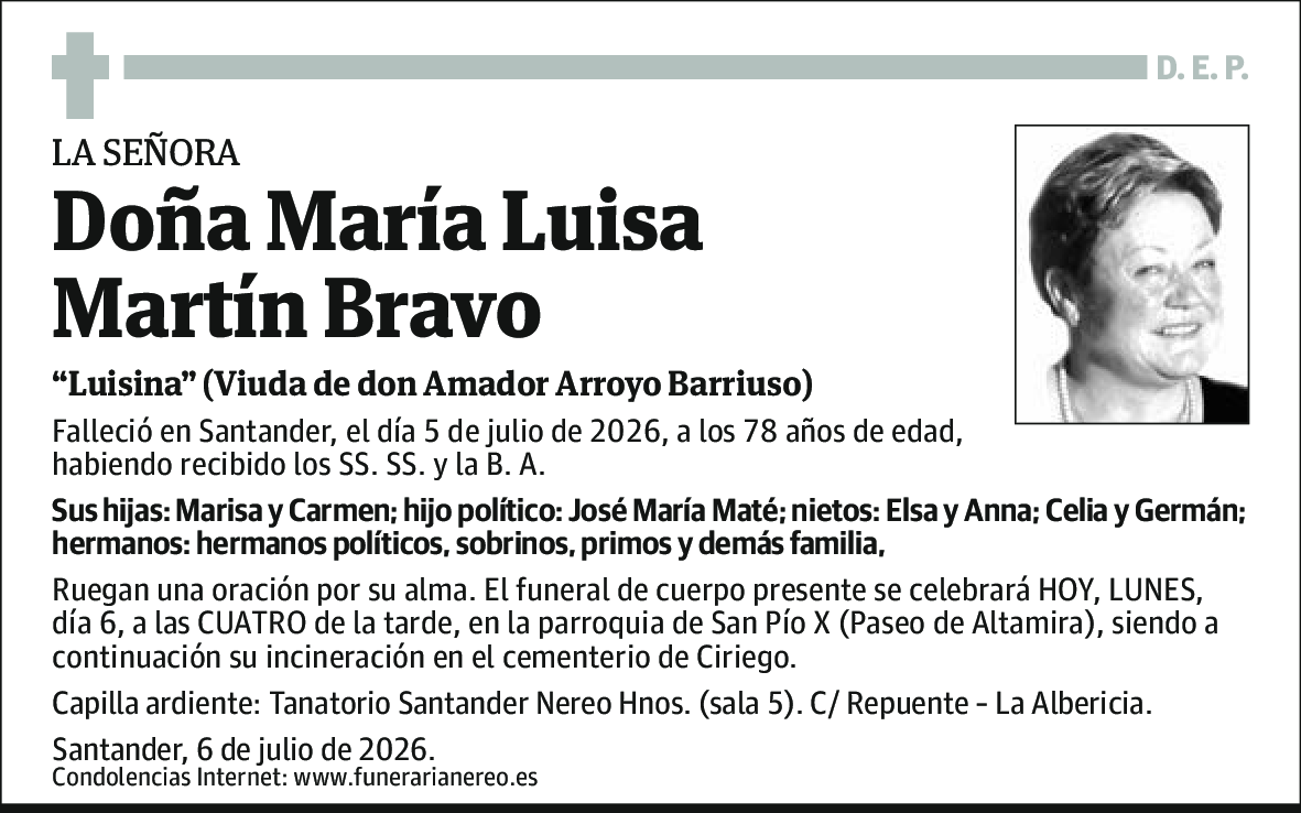 María Luisa Martín Bravo