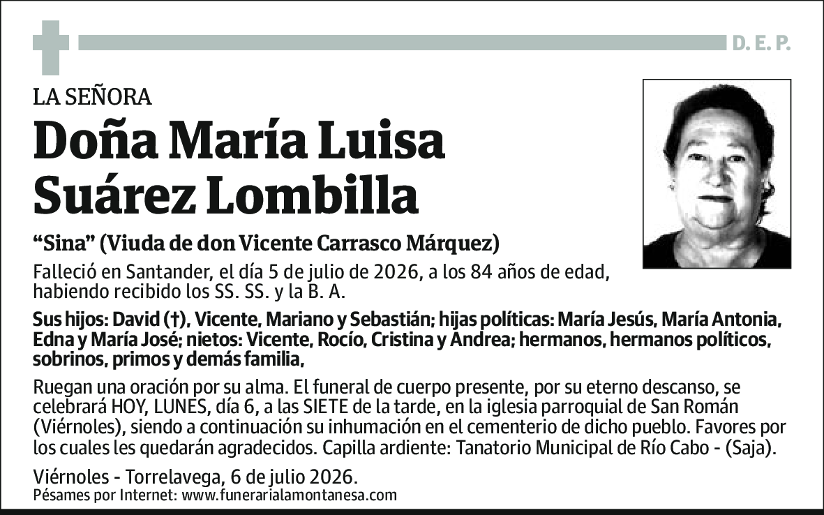 María Luisa Suárez Lombilla
