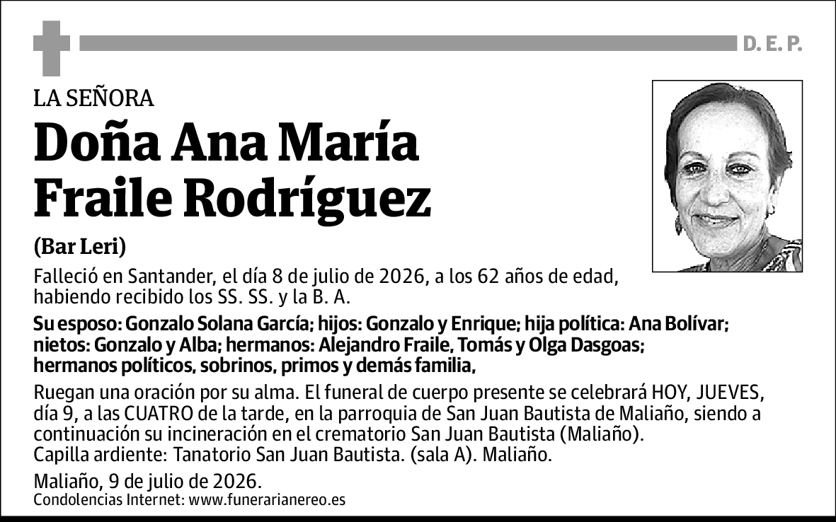 Ana María Fraile Rodríguez