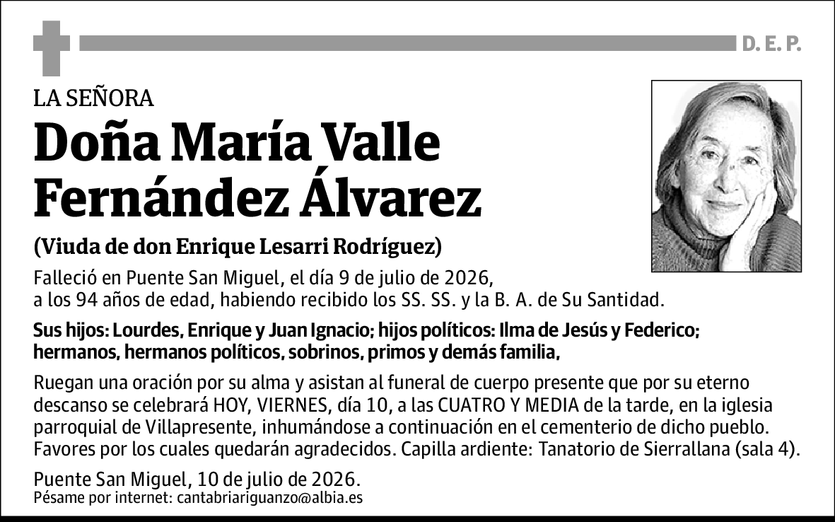 María Valle Fernández Álvarez