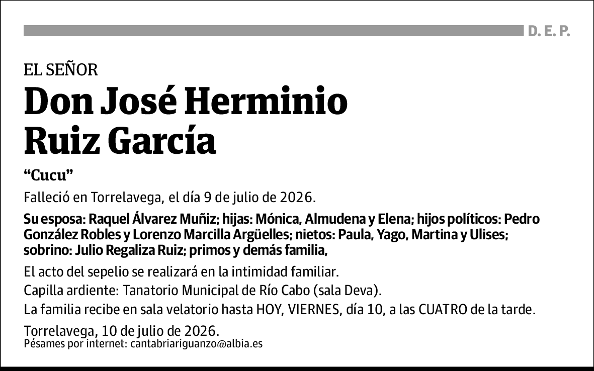 José Herminio Ruiz García