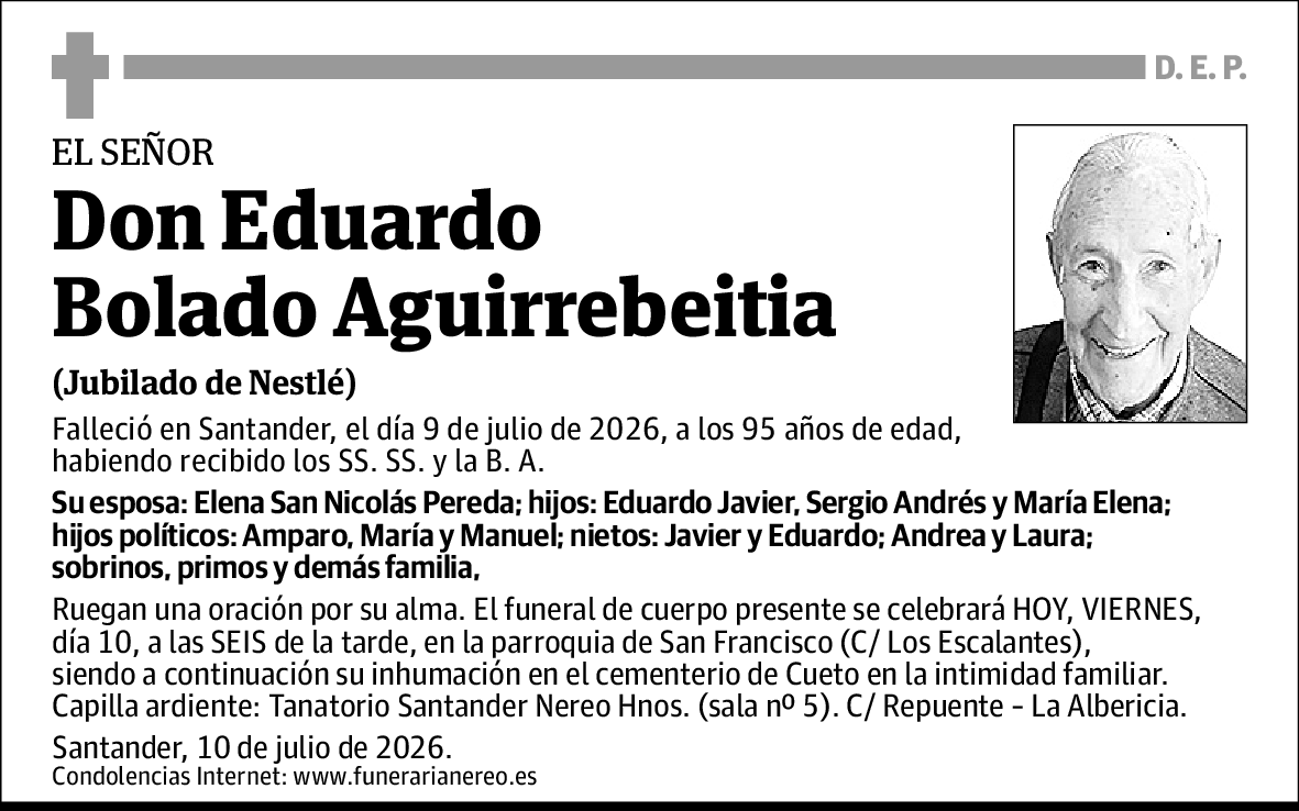 Eduardo Bolado Aguirrebeitia
