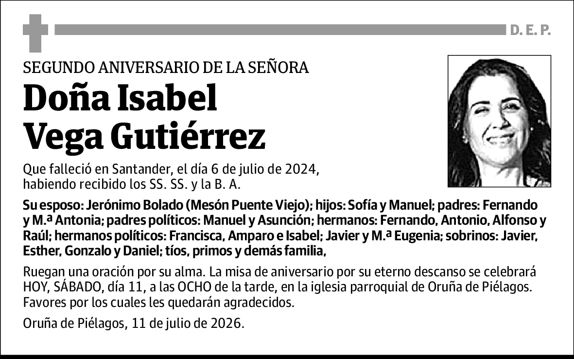 Isabel Vega Gutiérrez