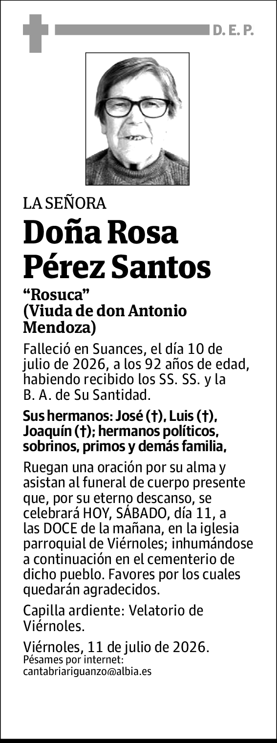Rosa Pérez Santos