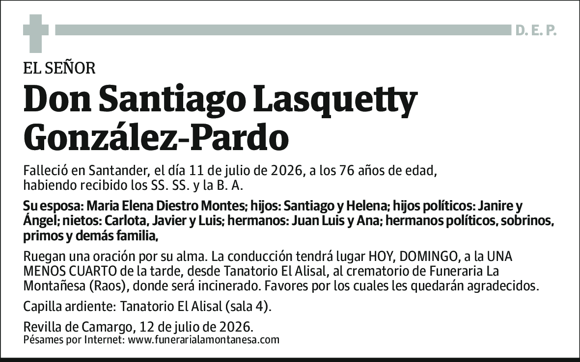 Santiago Lasquetty González-pardo